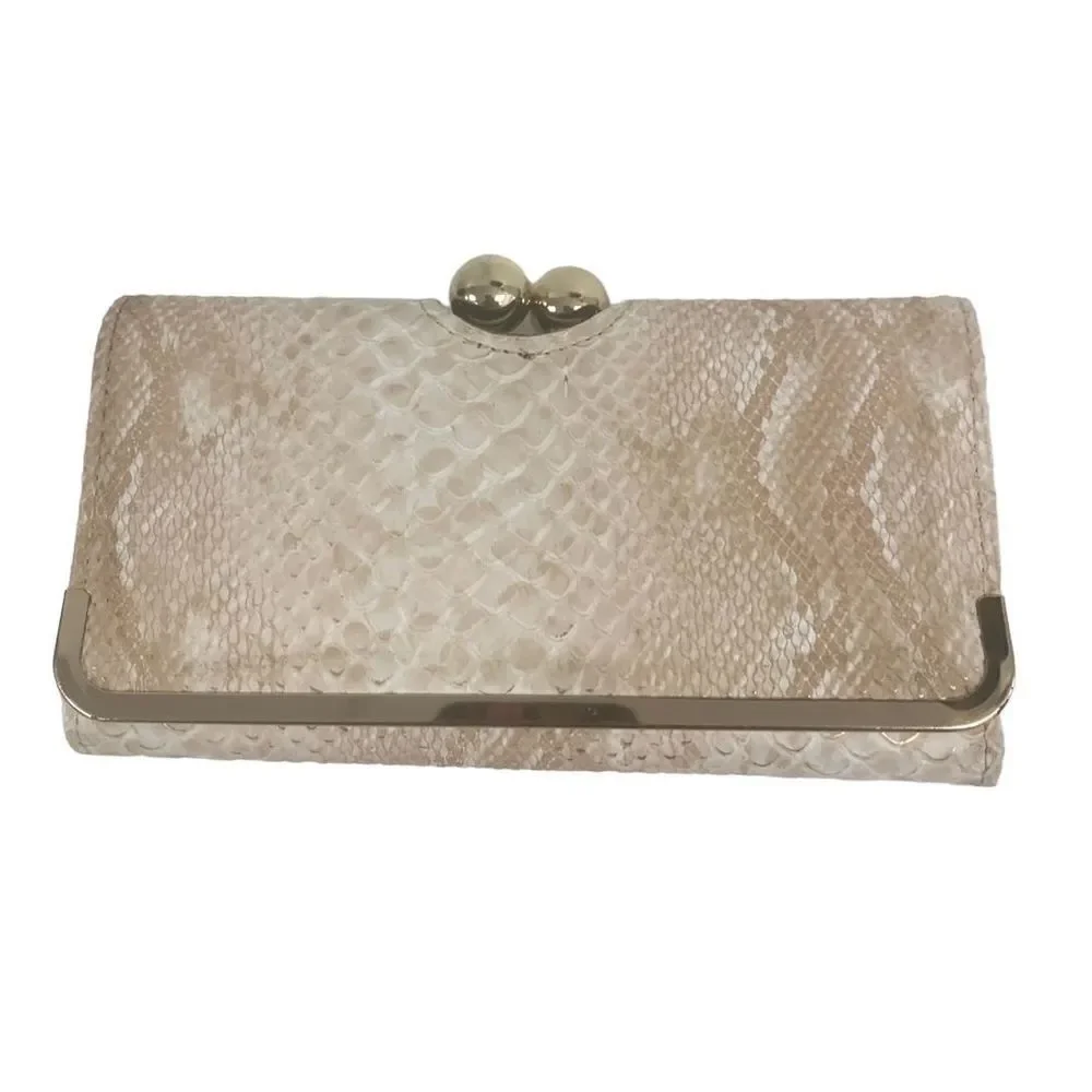 Vegan Snakeskin textured Wallet